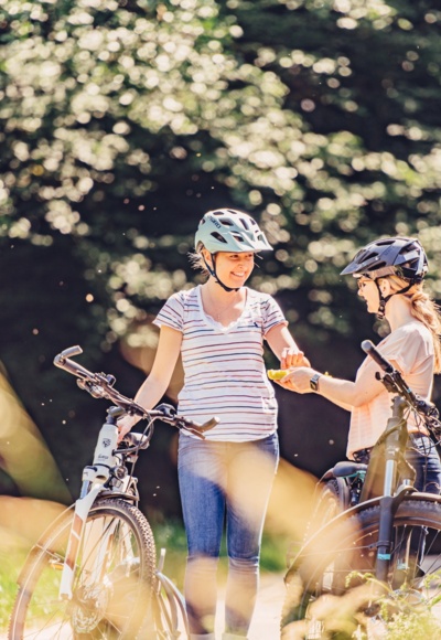 Radler am Mundartweg Odenwald