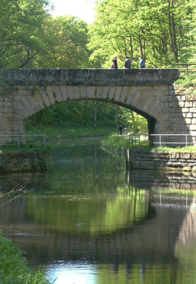 Die Sorger Kanalbrücke oder Roßbrücke am Ludwigskanal