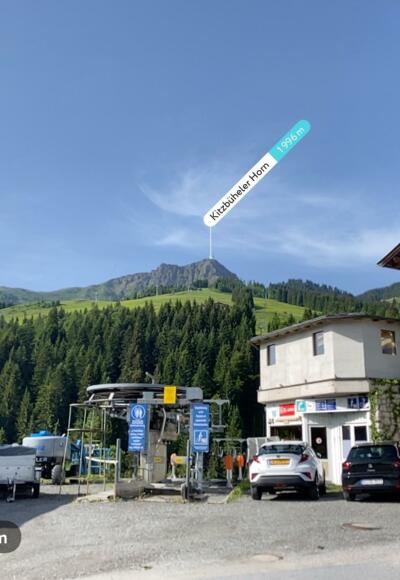 Start beim Pointenhof mit Blick auf den Gipfel