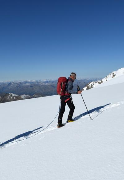 Die letzten Meter auf die Weißseespitze.