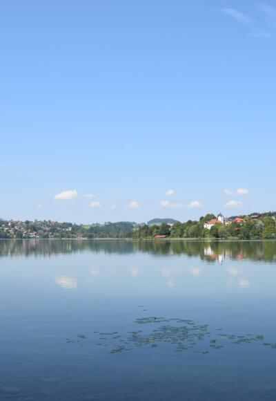 Blick über den Weißensee vom Südufer
