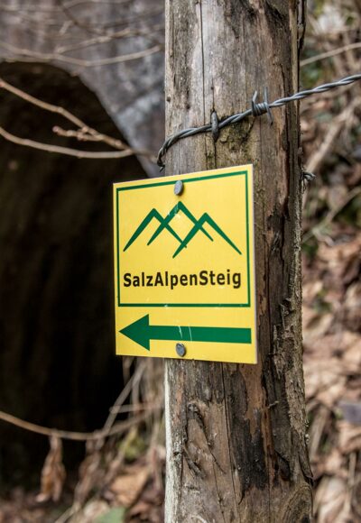 Der Stollenweg ist Teil des SalzAlpenSteiges