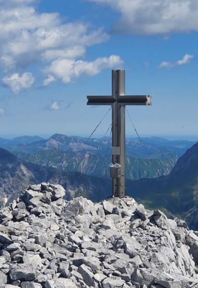Gipfelkreuz des Spuller Schafberg