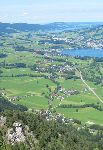 Blick auf den Mondsee