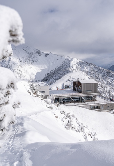 Die Bergstation der Jennerbahn