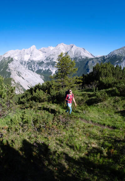 Traumhaftes Wandervergnügen bietet die Runde über die Zunterköpfe