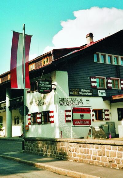 Walserschanz - Grenze zwischen Kleinwalsertal und Deutschland