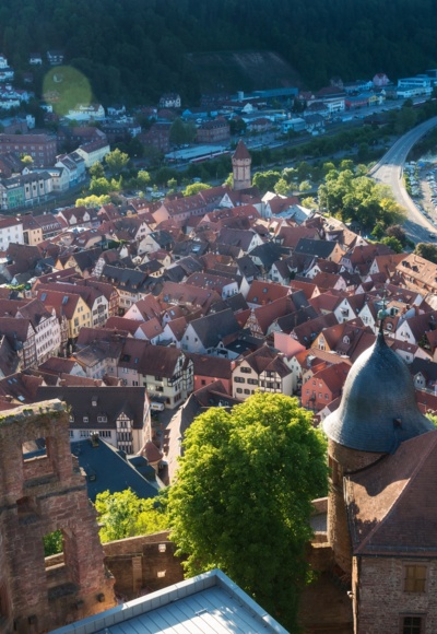 Ausblick von der Burg
