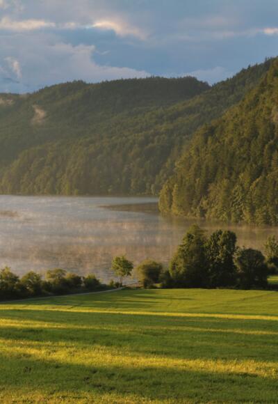 Der Weißensee am Morgen