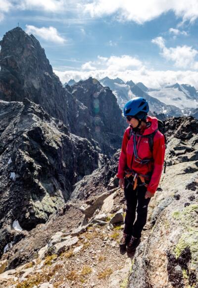 Der Großlitzner im Hintergrund