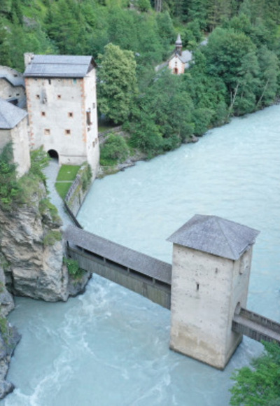Innradweg Festung Altfinstermünz in Tirol