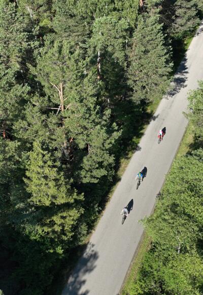 Radler bei Haspelmoor