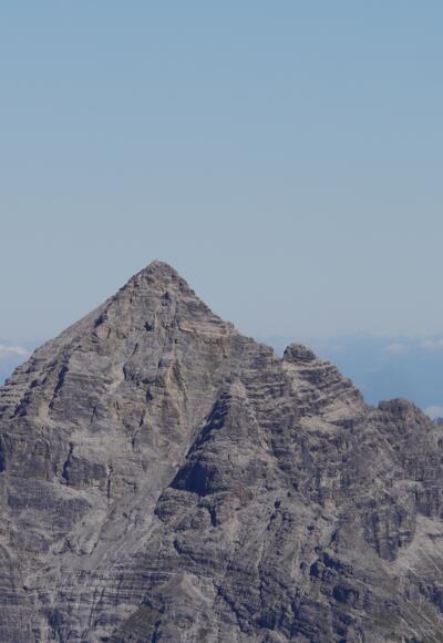 Blick von der Marchspitze auf den Hochvogel