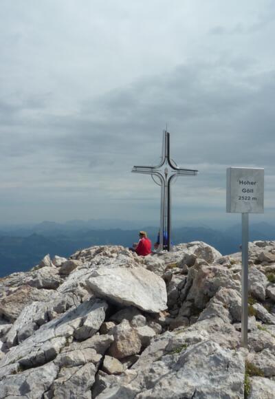 Auf dem Gipfel des Hohen Göll.