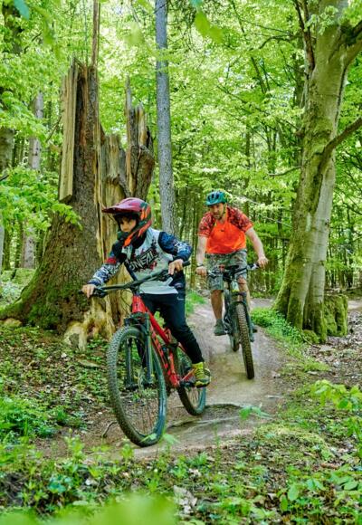 Downhill am Hang des Kreuzbergs