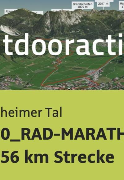 Rennradtour im Tannheimer Tal: 2020_RAD-MARATHON TT_56 km Strecke