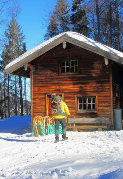 Winterwanderweg auf den Geigelstein