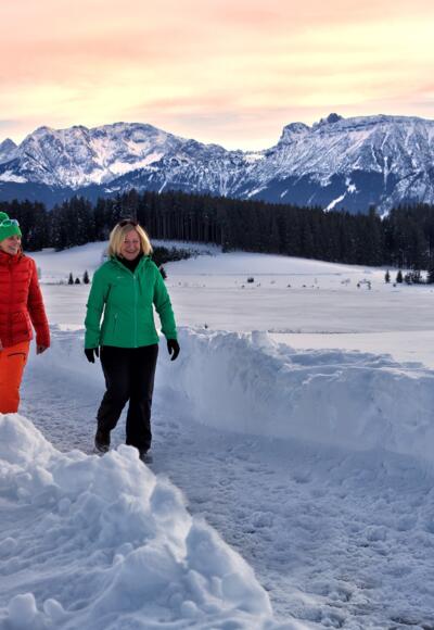 Winterwandern am Attlesee