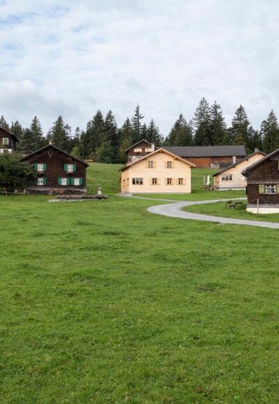 Häuserensemble auf dem Bödele