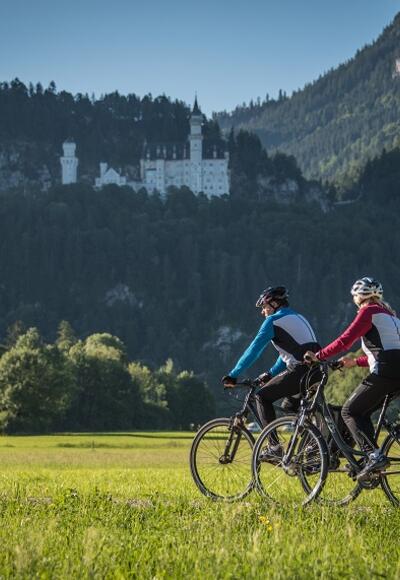 Blick auf Schloss Neuschwanstein