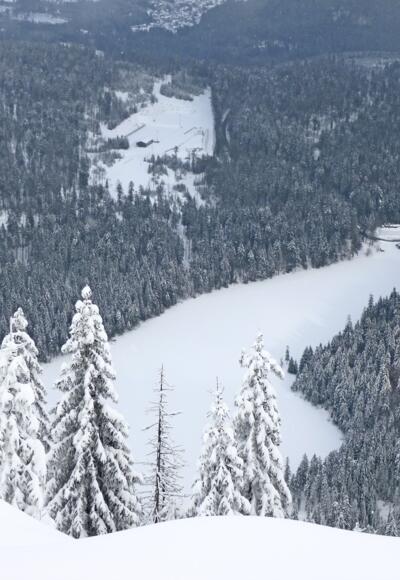 Mittagsplatzl - Blick zum Gr. Arbersee
