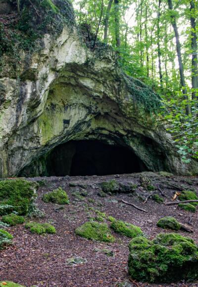 Der Eingang der Oswaldhöhle