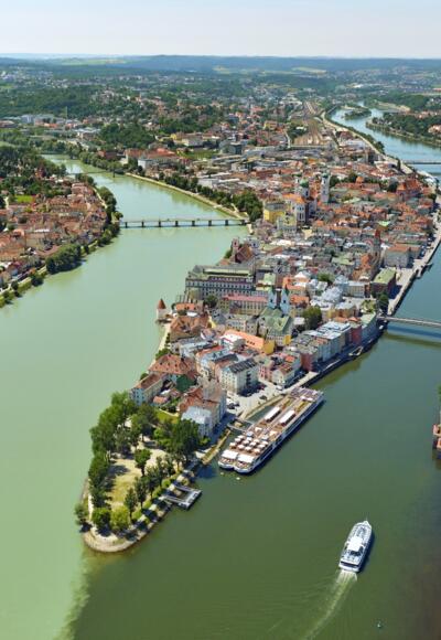 Passau Dreiflüsseeck