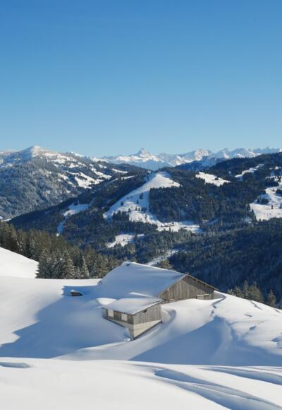 Wintertraum an der Hochleckalpe