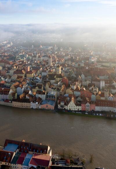 Regensburg von Oben