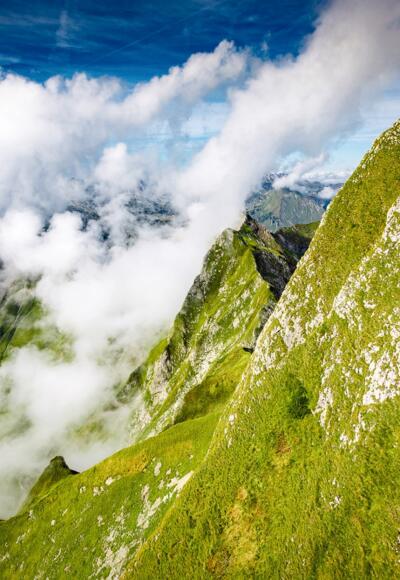 Will man auf den Schneck, ist absolute Trittsicherheit gefragt.