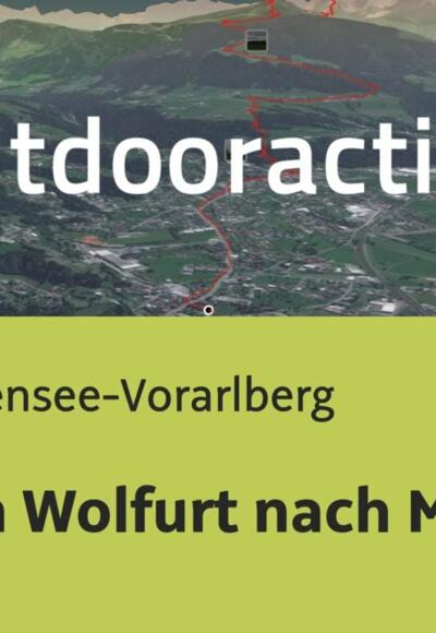 Trailrunning-Strecke in der Region Bodensee-Rheintal: Von Wolfurt nach Mellau