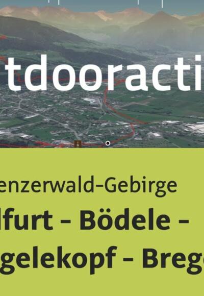 Trailrunning-Strecke im Bregenzerwald-Gebirge: Wolfurt - Bödele - ...