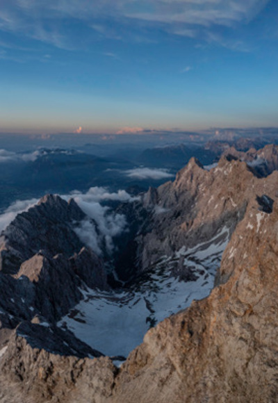 Blick von der Zugspitze