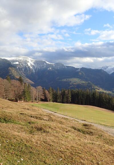 Ausblick oberhalb vom Wurzerbauer