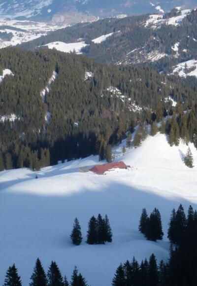Höllritzer Alpe im Winter