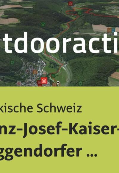 Wanderung in der Fränkischen Schweiz: Franz-Josef-Kaiser-Weg im Muggendorfer Gebürg