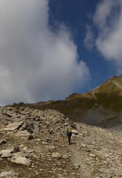 Hinteres Bergl mit Blick auf den Südlichen Seekarkopf