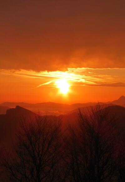 Drachenwand und Blick Richtung Traunstein