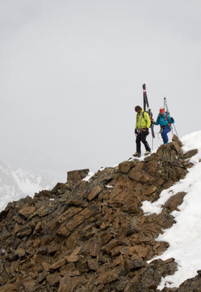 Kurz vor dem Gipfel des Schuchtkogels.