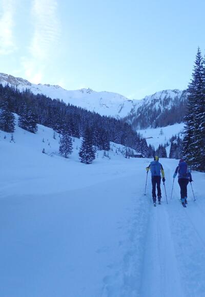 Im Forsterbachtal, ganz hinten der Rührkübel