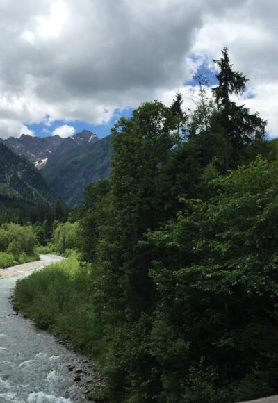 Höflerbrücke mit Blick Richtung Baad