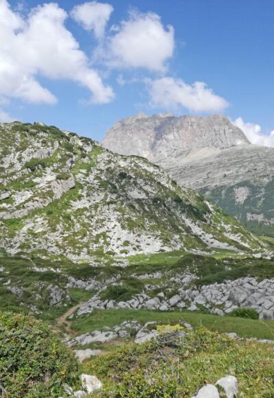 Steinernes Meer mit Roter Wand im Hintergrund