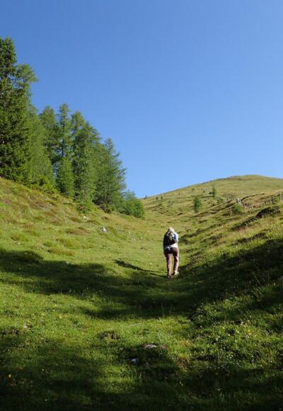 Aufstieg von der Nockalmstraße