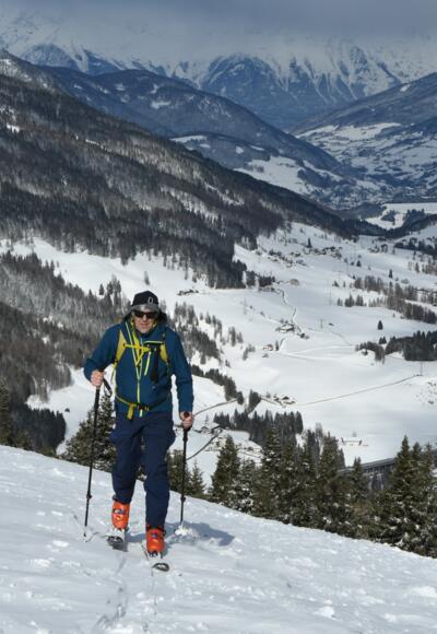 Pistentour zum Sattelberg.