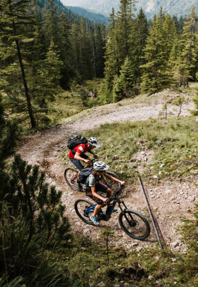 Mountainbiketour in der Zugspitz Arena Bayern-Tirol