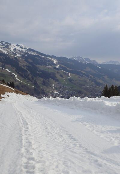 Die Kunstschneebänder halten lange durch