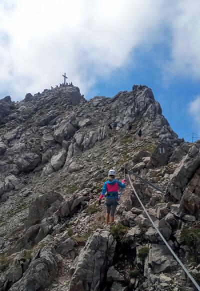 die letzten Meter zum Ziel