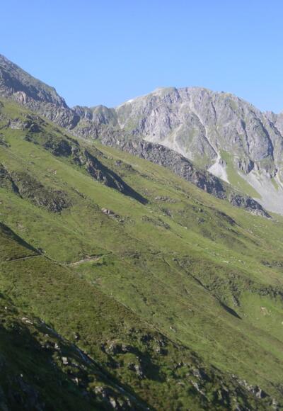 Basslerjoch oder Basslerin von der Hütte