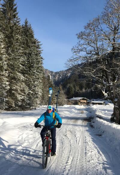 Bike und Ski zur Hochplatte