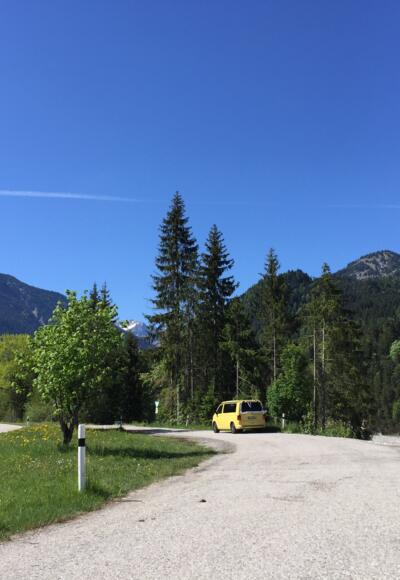 Parkmöglichkeit in Vorderriß